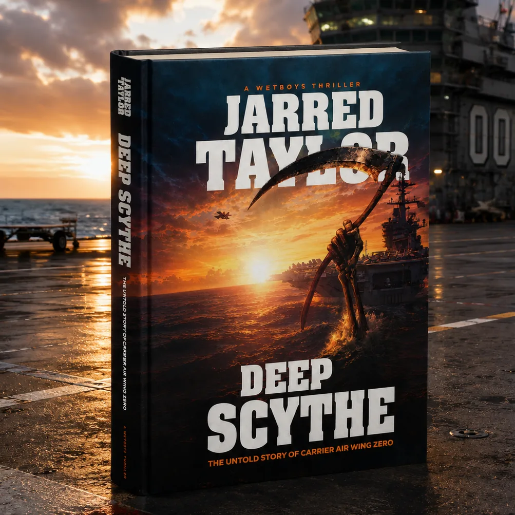 Deep Scythe hardcover, paperback, e-book and audiobook — a Wet Boys thriller by Jarred Taylor