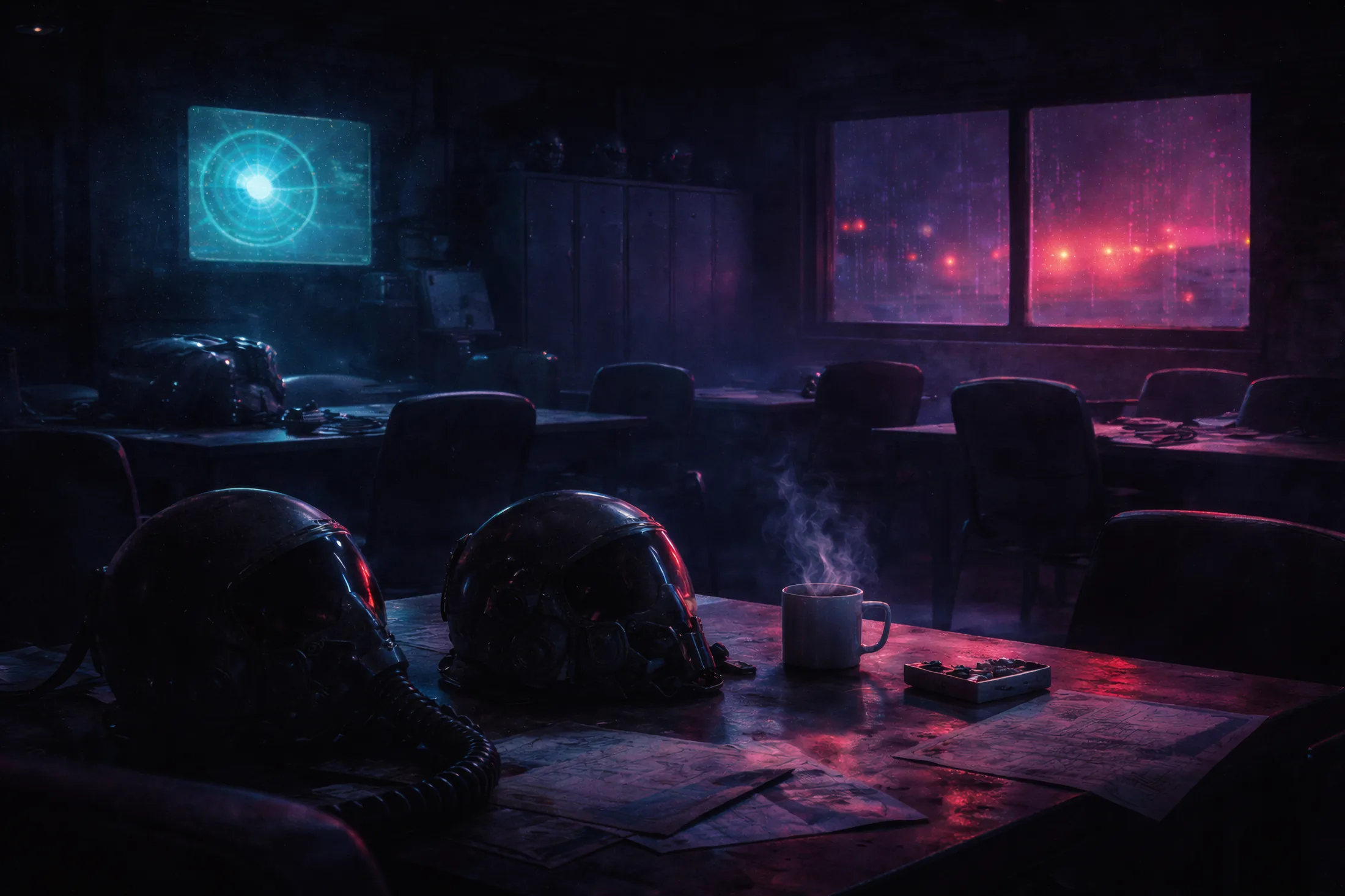 Deep Scythe briefing scene