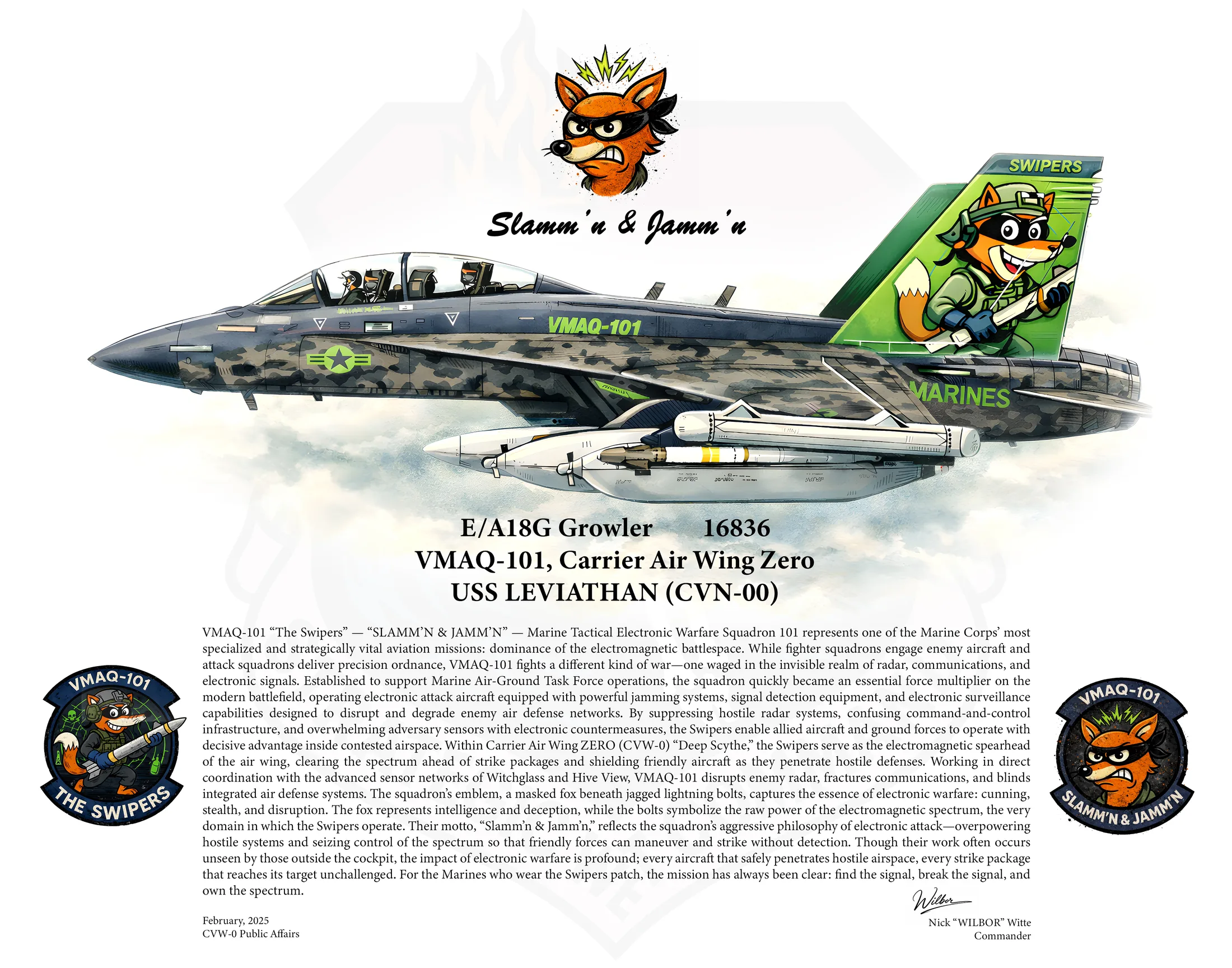 VMAQ-101 lithograph